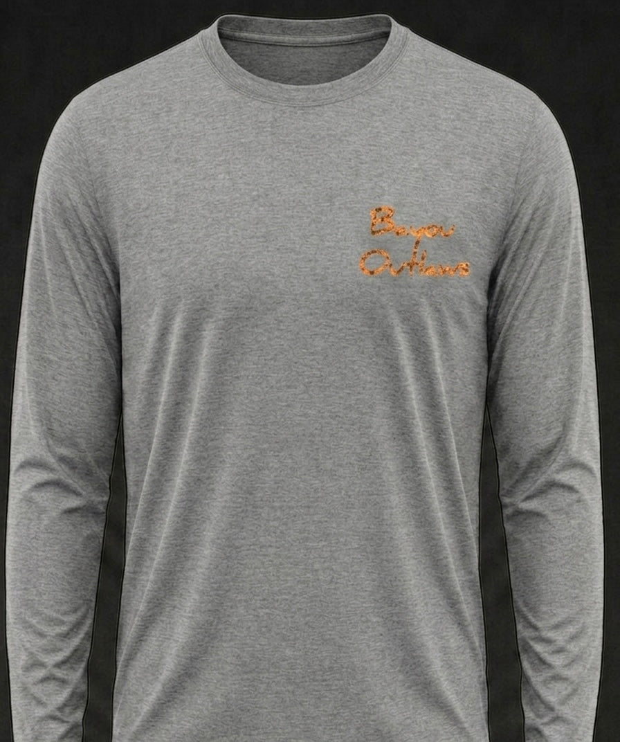 Bayou Outlaws Orange Camo Signature Long Sleeve