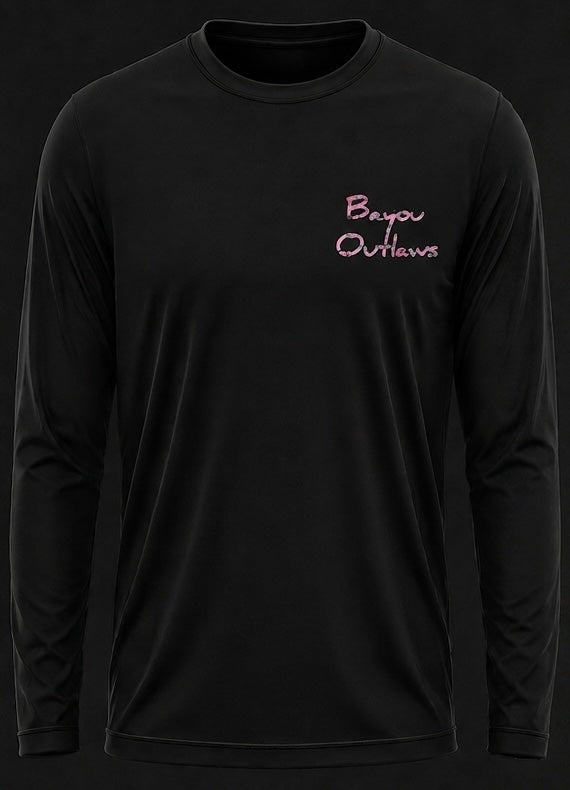 Bayou Outlaws Pink Camo Signature Long Sleeve