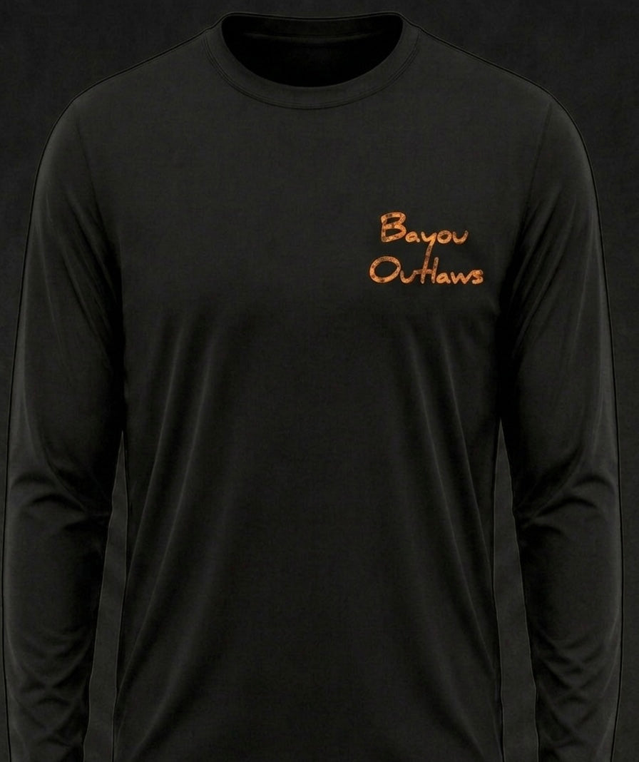 Bayou Outlaws Orange Camo Signature Long Sleeve