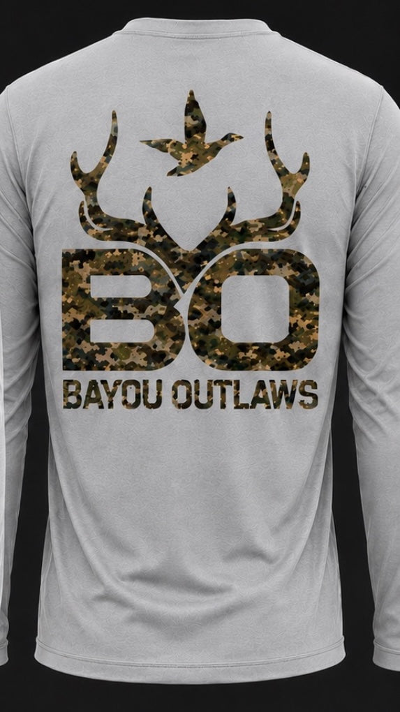 Bayou Outlaws Camo Signature Long Sleeve