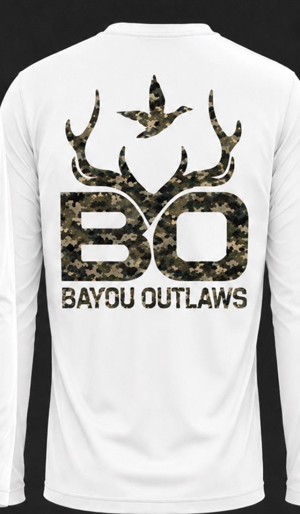 Bayou Outlaws Camo Signature Long Sleeve