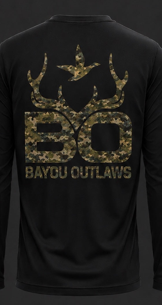 Bayou Outlaws Camo Signature Long Sleeve