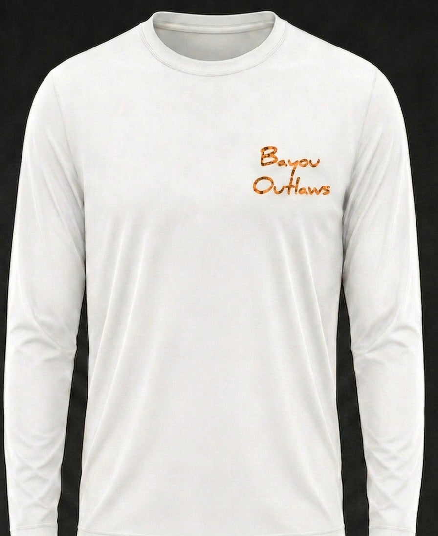Bayou Outlaws Orange Camo Signature Long Sleeve