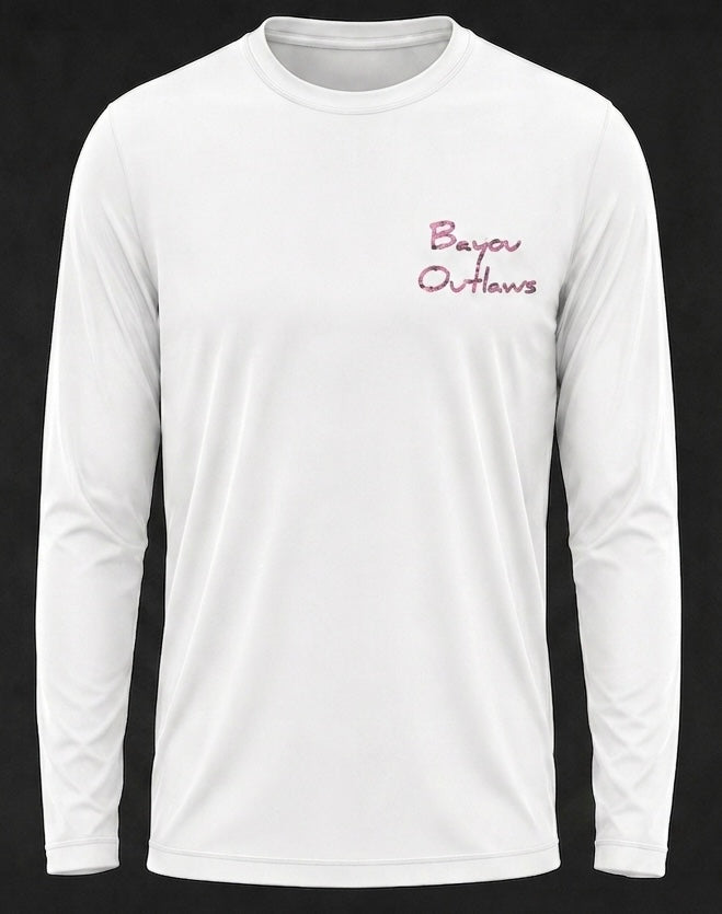 Bayou Outlaws Pink Camo Signature Long Sleeve