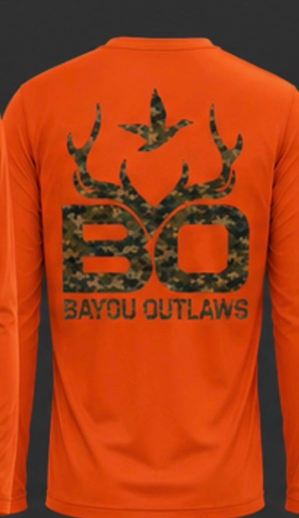 Bayou Outlaws Camo Signature Long Sleeve