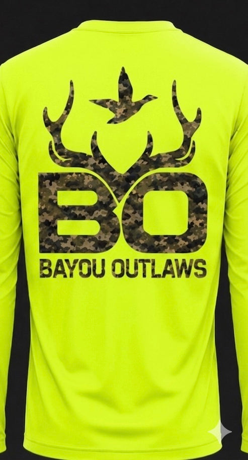 Bayou Outlaws Camo Signature Long Sleeve