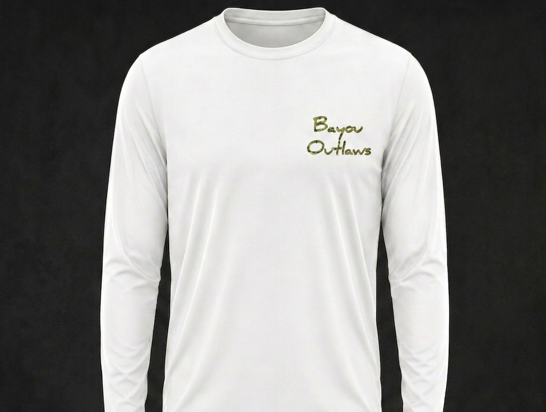 Bayou Outlaws Green Camo Signature Long Sleeve