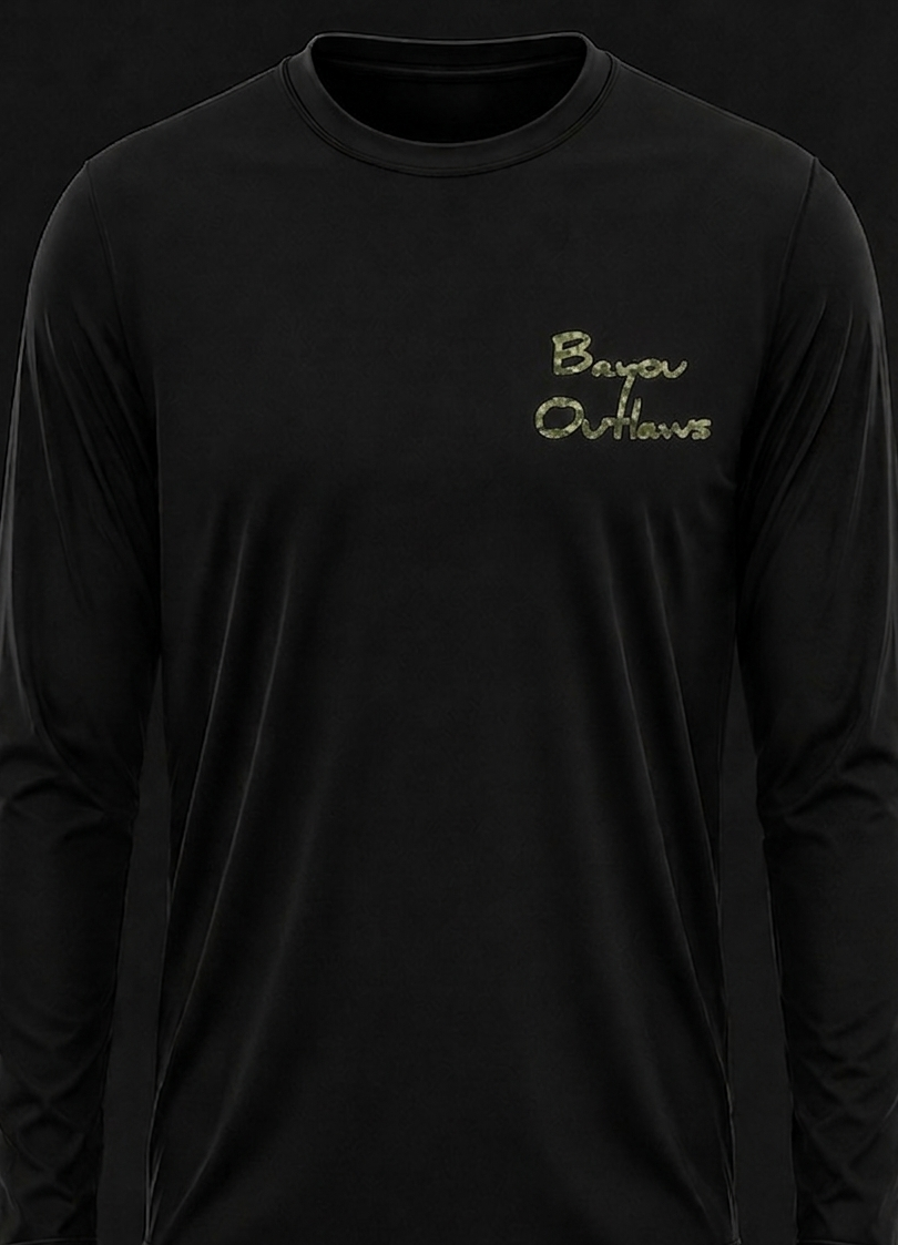 Bayou Outlaws Green Camo Signature Long Sleeve
