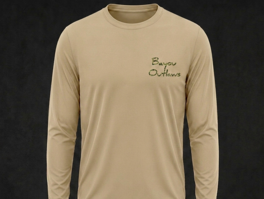 Bayou Outlaws Green Camo Signature Long Sleeve