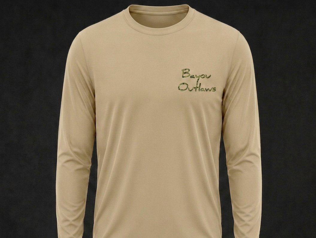 Bayou Outlaws Green Camo Signature Long Sleeve