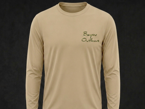 Bayou Outlaws Green Camo Signature Long Sleeve