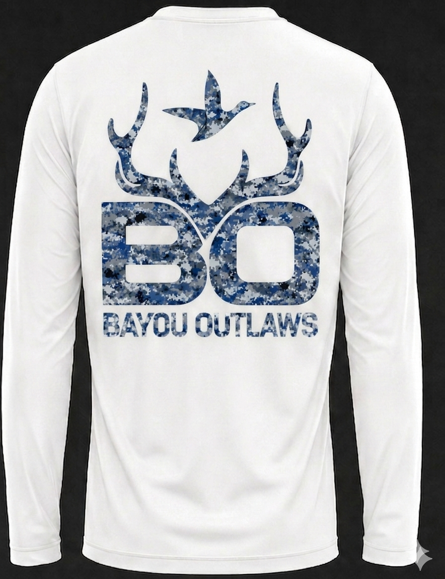 Bayou Outlaws BlueCamo Signature Long Sleeve